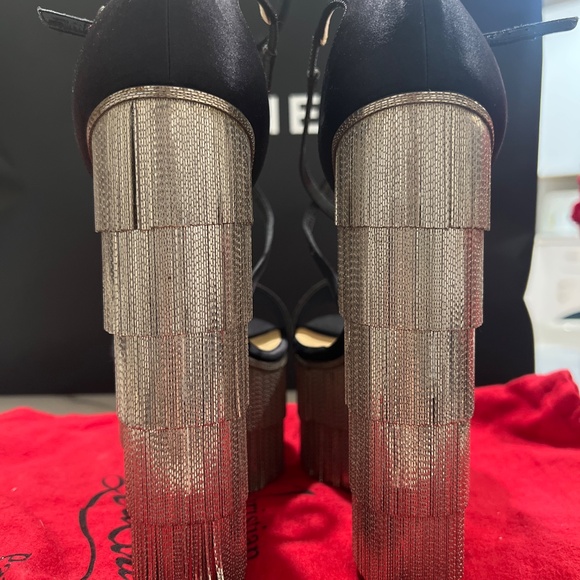 Christian Louboutin fringe platform - Picture 3 of 8